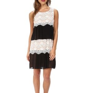 Jessica Simpson Tiered Lace Shift Dress